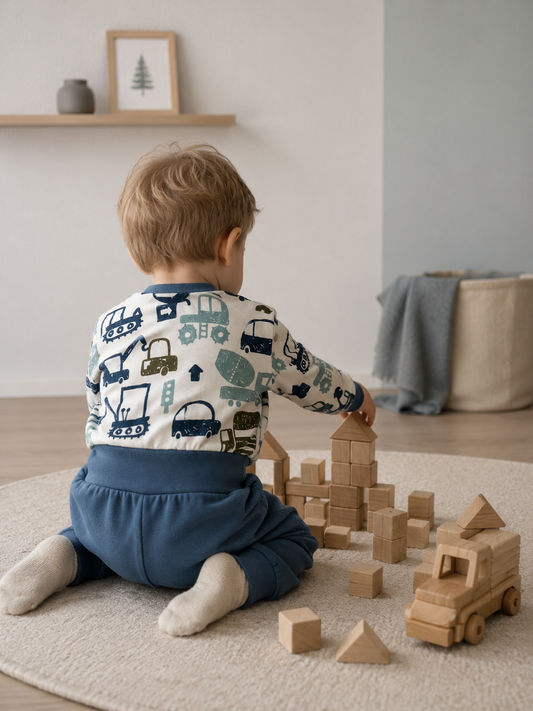 Kleidungsset für Babys & Kleinkinder I Pullover & mitwachsende Pumphose