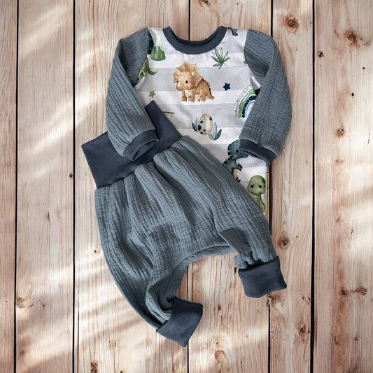 Kleidungsset für Babys Dinosaurier 62/68