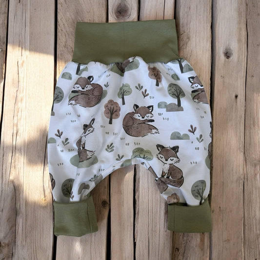 Pumphose für Babys und Kleinkinder Fuchsmotiv