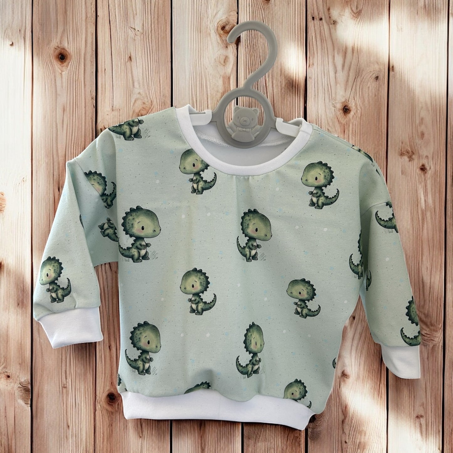 Oversize Pullover für Babys und Kleinkinder Dinosaurier Baby
