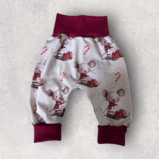 Pumphose für Babys und Kleinkinder Schlittenmaus