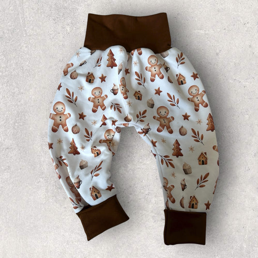 Pumphose French Terry für Babys und Kleinkinder Lebkuchen