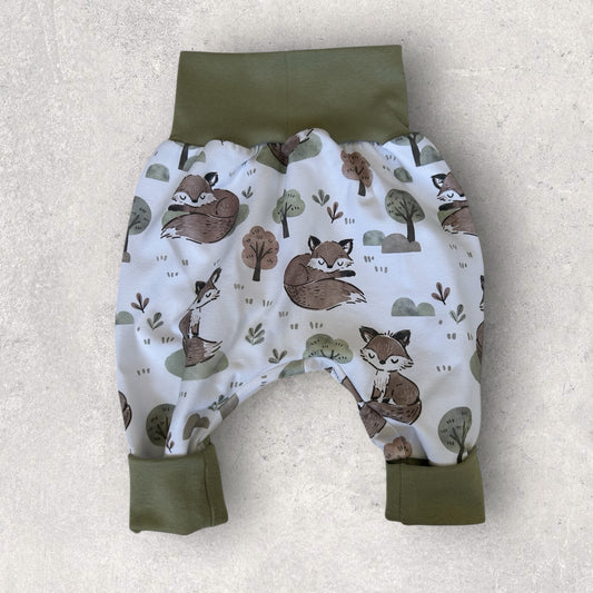 Pumphose für Babys und Kleinkinder Fuchsmotiv