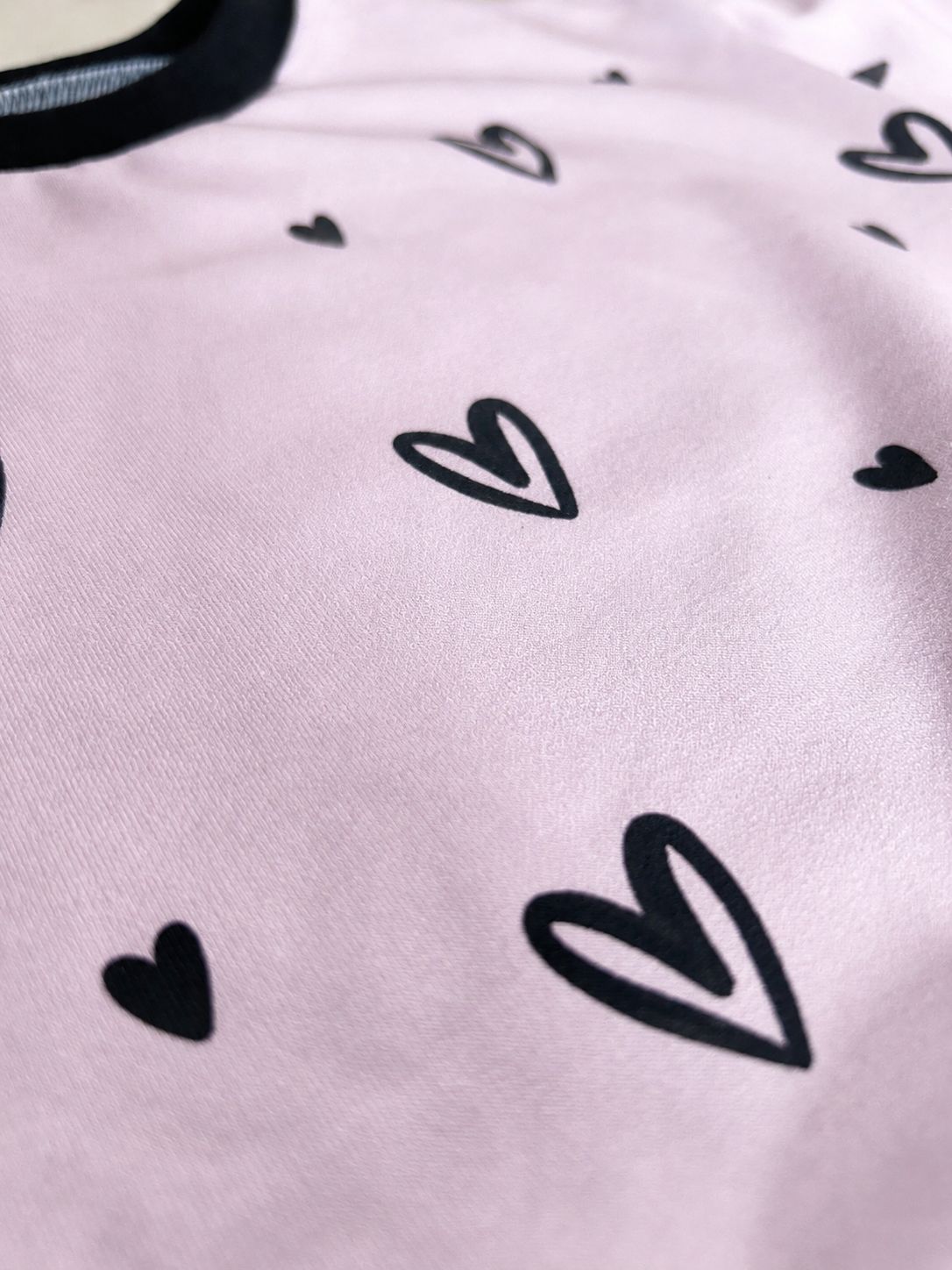 Oversize Pullover French Terry für Babys und Kleinkinder | Herzen Rosie