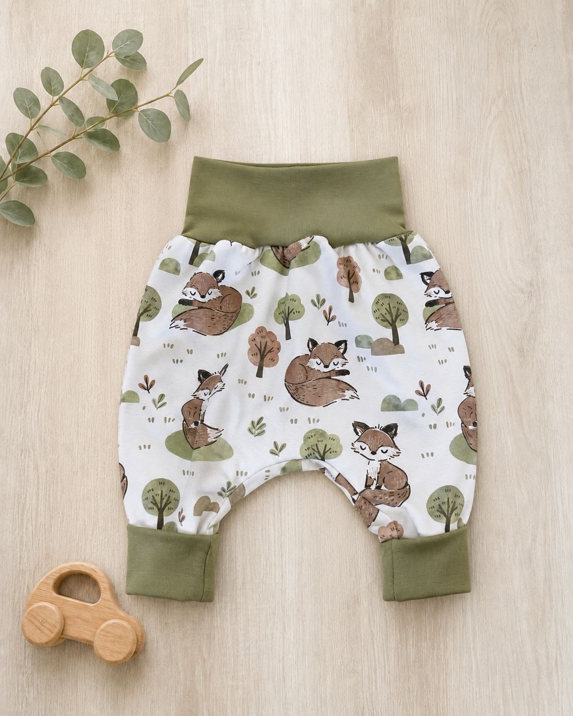 Pumphose für Babys und Kleinkinder Fuchsmotiv