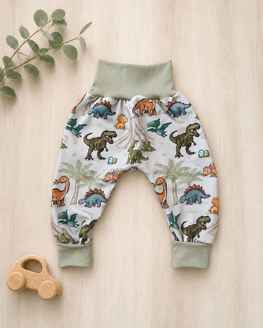 Pumphose für Babys und Kleinkinder Insel der Dinos