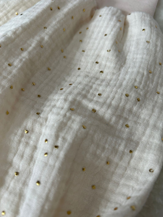 Pumphose mit goldenen Akzenten für Babys und Kleinkinder